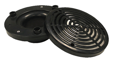 WS KOITOILET II Bottom Drain 4 in. w/ Screen