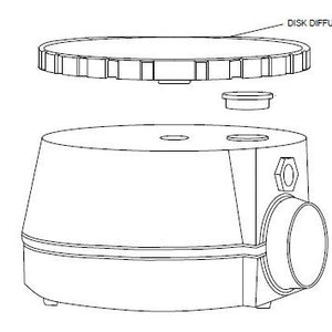 Retrofit Aerated Bottom Drain 3 in.